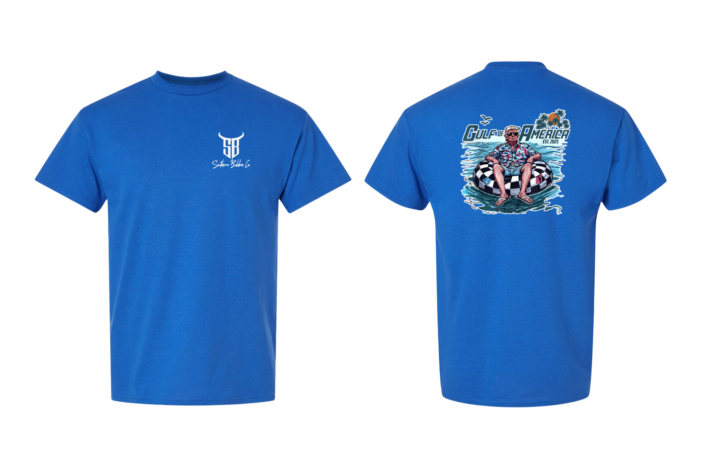 Gulf Of America Trump On Raft