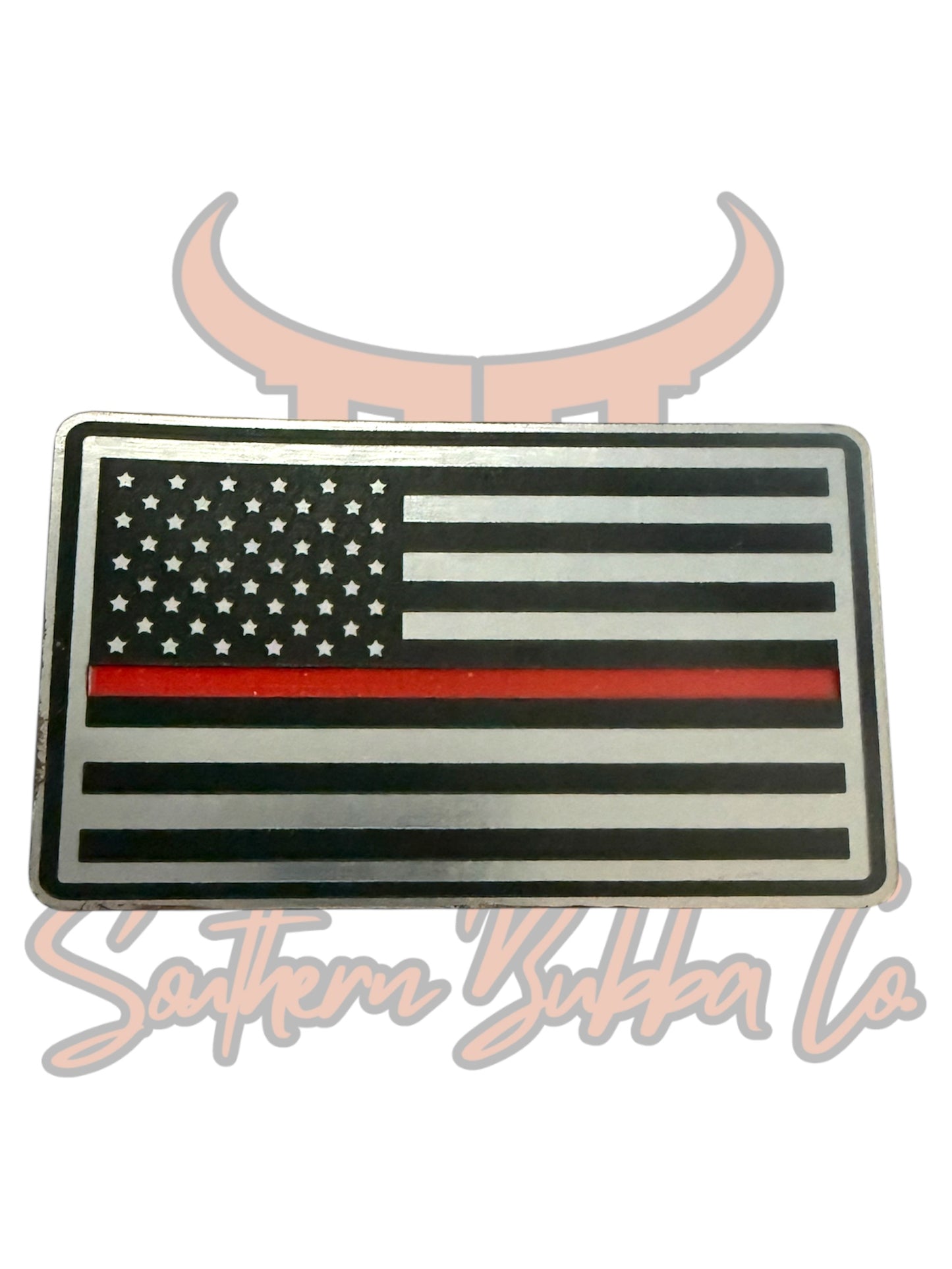 Red Line American Flag