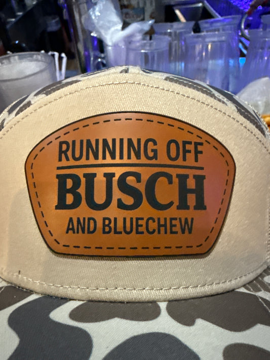 Running off Busch and Bluechew