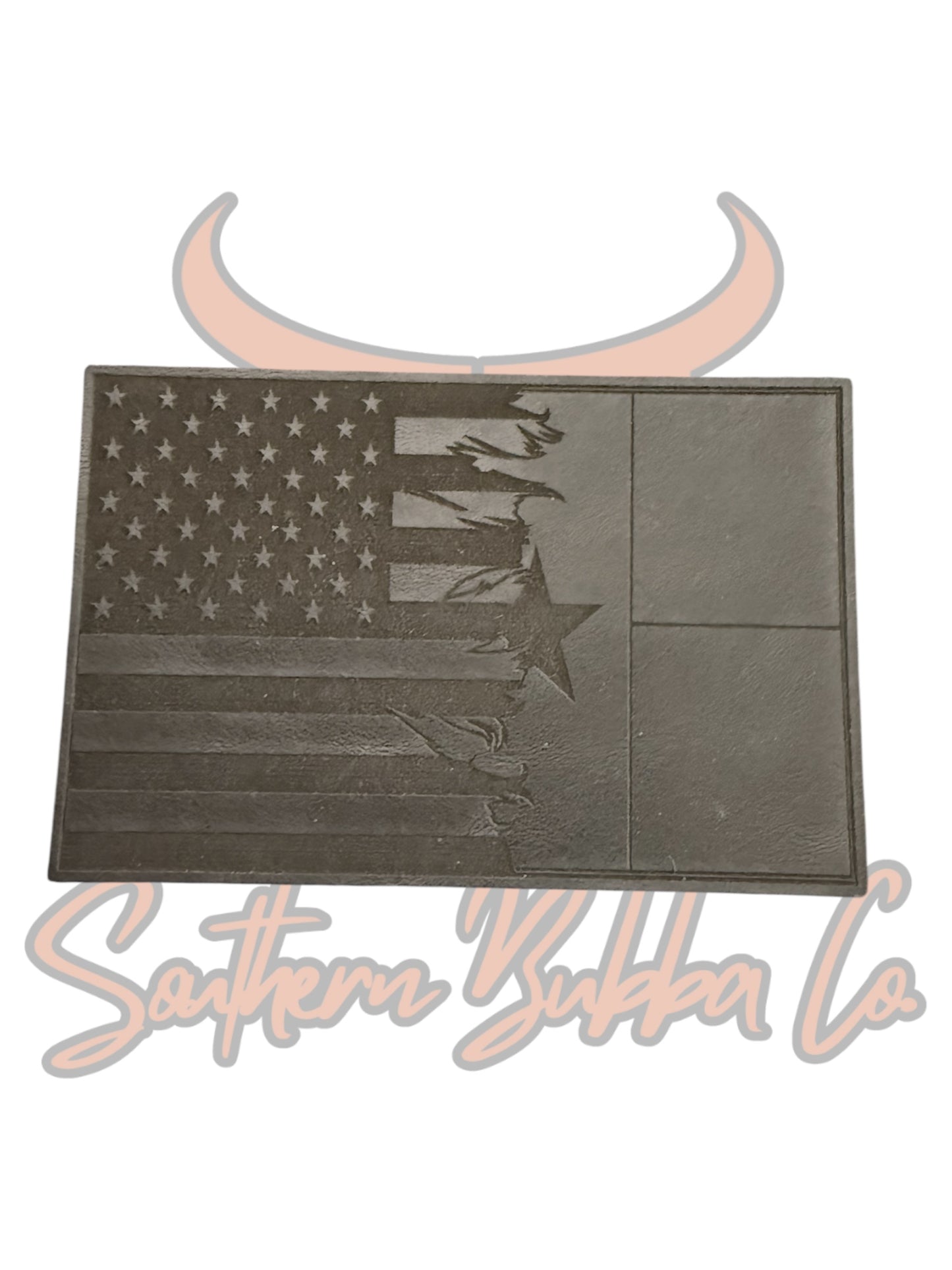 American & Texas flags
