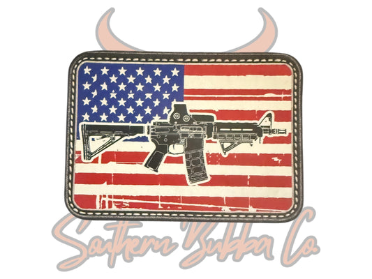 American flag Rifle