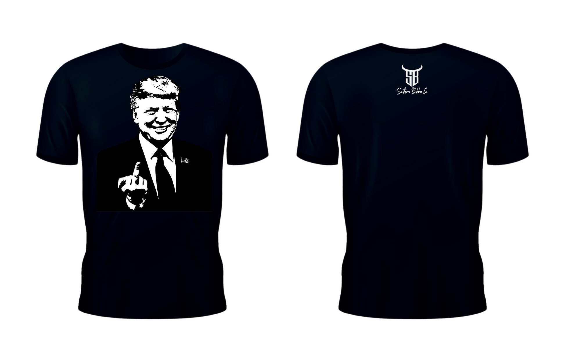 Trump With Middle Finger – Southern Bubba Co.