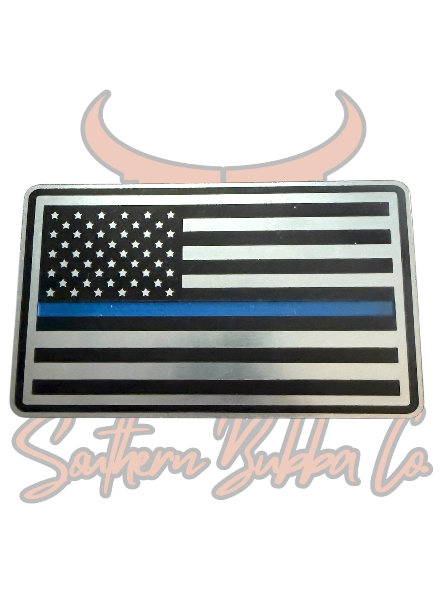 Blue Line American Flag