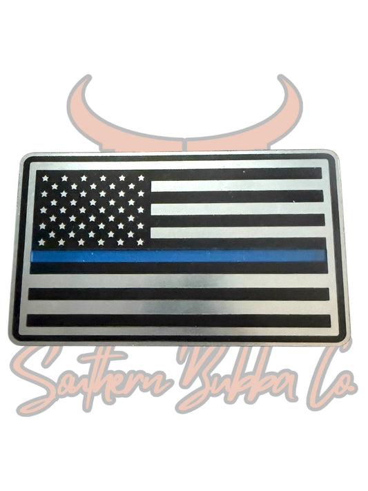 Blue Line American Flag