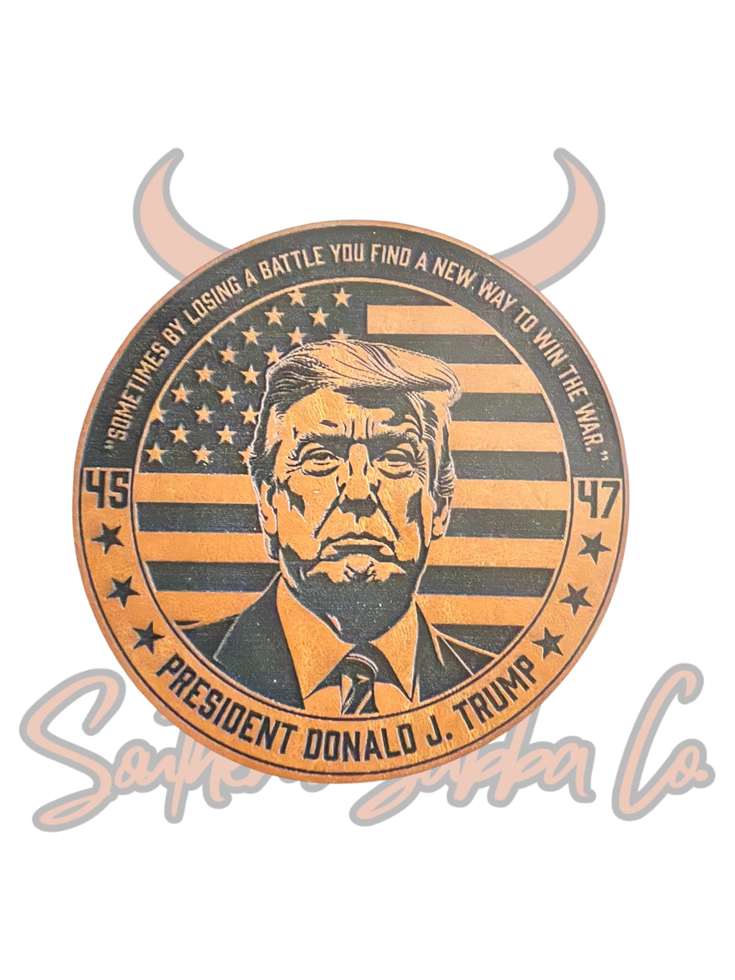 Trump face round