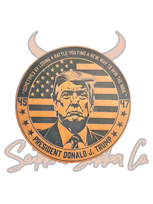 Trump face round