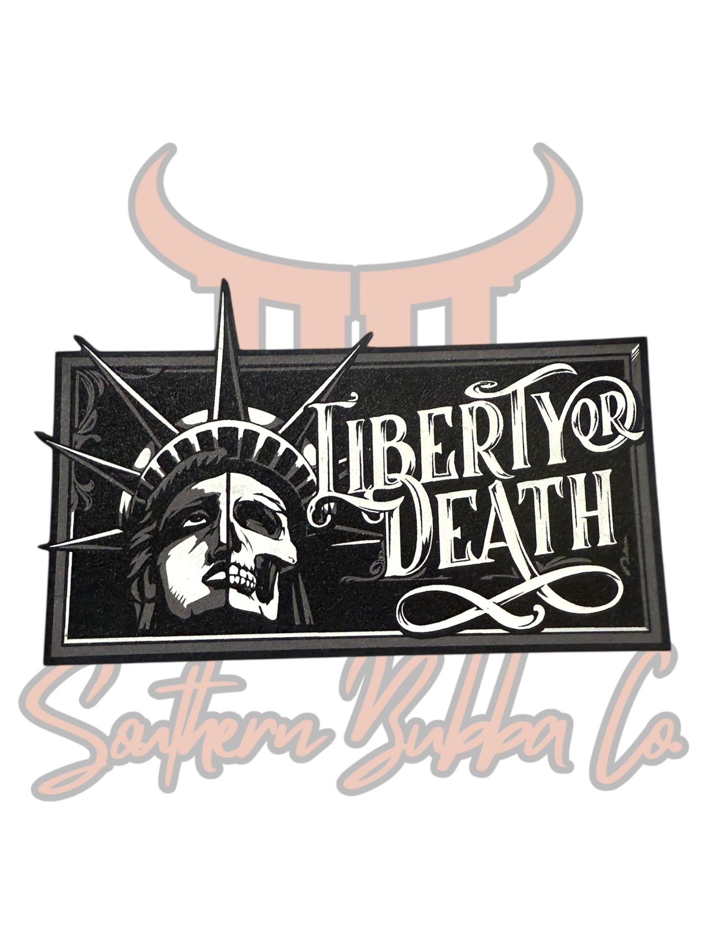 Liberty or Death Statue Skull - UV